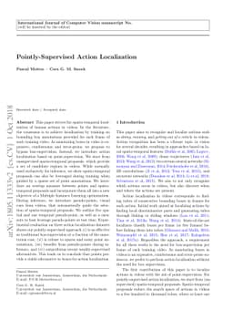 Pointly-Supervised Action Localization