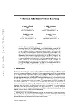 Virtuously Safe Reinforcement Learning