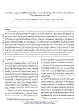 Automatic Large-Scale Data Acquisition via Crowdsourcing for Crosswalk
  Classification: A Deep Learning Approach