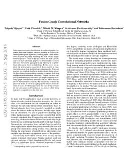 Fusion Graph Convolutional Networks