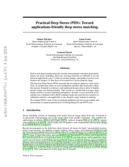 Practical Deep Stereo (PDS): Toward applications-friendly deep stereo
  matching