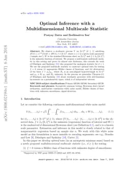 Optimal Inference with a Multidimensional Multiscale Statistic