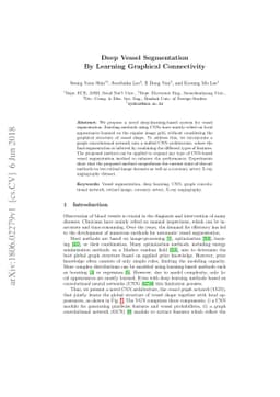 Deep Vessel Segmentation By Learning Graphical Connectivity