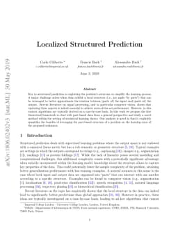 Localized Structured Prediction