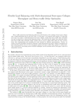 Flexible Load Balancing with Multi-dimensional State-space Collapse:
  Throughput and Heavy-traffic Delay Optimality