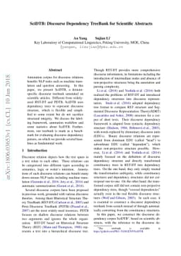 SciDTB: Discourse Dependency TreeBank for Scientific Abstracts