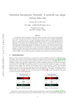 Attention Incorporate Network: A network can adapt various data size