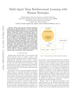 Multi-Agent Deep Reinforcement Learning with Human Strategies