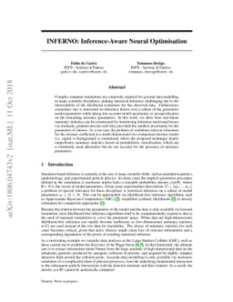INFERNO: Inference-Aware Neural Optimisation
