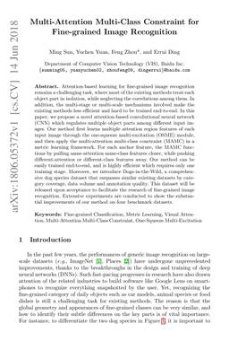 Multi-Attention Multi-Class Constraint for Fine-grained Image
  Recognition