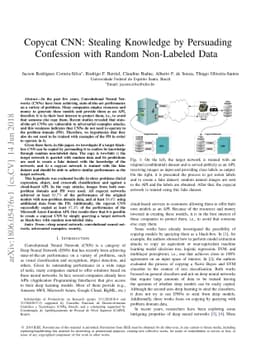 Copycat CNN: Stealing Knowledge by Persuading Confession with Random
  Non-Labeled Data