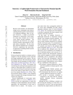 SemAxis: A Lightweight Framework to Characterize Domain-Specific Word
  Semantics Beyond Sentiment