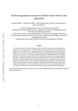 Accelerating delayed-acceptance Markov chain Monte Carlo algorithms