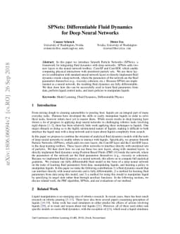 SPNets: Differentiable Fluid Dynamics for Deep Neural Networks