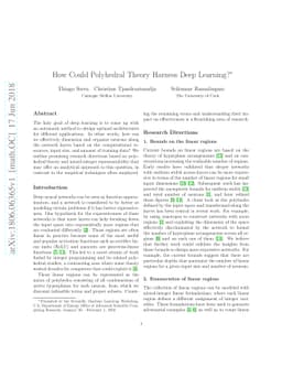 How Could Polyhedral Theory Harness Deep Learning?