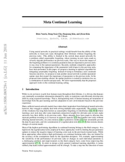 Meta Continual Learning