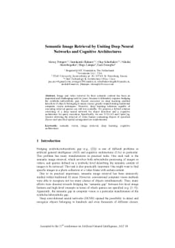 Semantic Image Retrieval by Uniting Deep Neural Networks and Cognitive
  Architectures