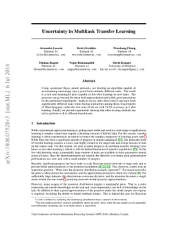 Uncertainty in Multitask Transfer Learning