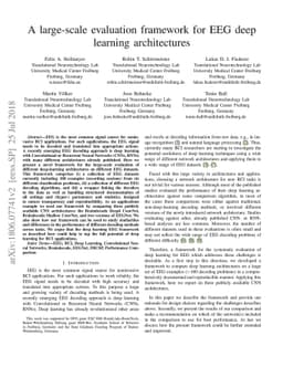 A large-scale evaluation framework for EEG deep learning architectures