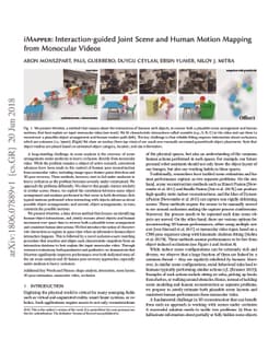 iMapper: Interaction-guided Joint Scene and Human Motion Mapping from
  Monocular Videos