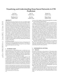 Visualizing and Understanding Deep Neural Networks in CTR Prediction