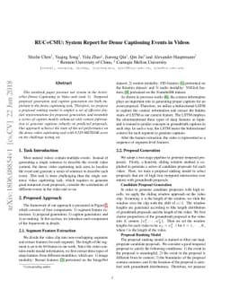 RUC+CMU: System Report for Dense Captioning Events in Videos