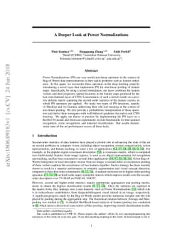 A Deeper Look at Power Normalizations