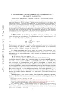 A Distributed Flexible Delay-tolerant Proximal Gradient Algorithm