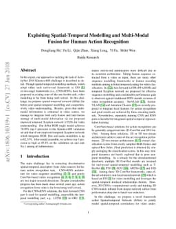 Exploiting Spatial-Temporal Modelling and Multi-Modal Fusion for Human
  Action Recognition
