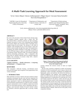 A Multi-Task Learning Approach for Meal Assessment