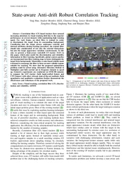 State-aware Anti-drift Robust Correlation Tracking