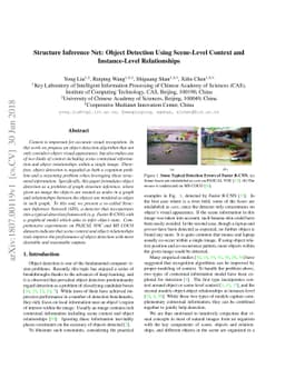 Structure Inference Net: Object Detection Using Scene-Level Context and
  Instance-Level Relationships