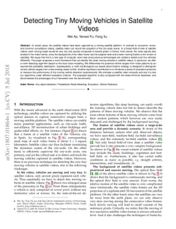 Detecting Tiny Moving Vehicles in Satellite Videos