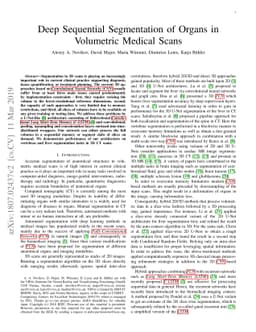 Deep Sequential Segmentation of Organs in Volumetric Medical Scans