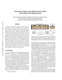 Neural Task Graphs: Generalizing to Unseen Tasks from a Single Video
  Demonstration