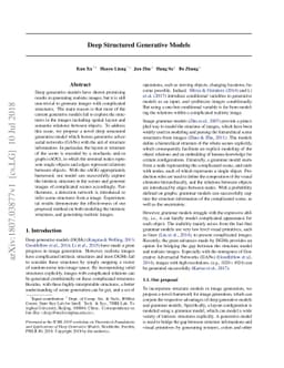 Deep Structured Generative Models
