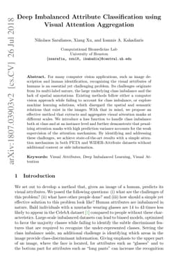 Deep Imbalanced Attribute Classification using Visual Attention
  Aggregation