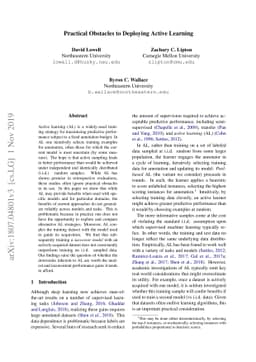 Practical Obstacles to Deploying Active Learning