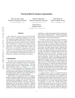 Non-local RoIs for Instance Segmentation