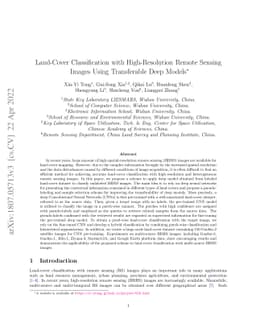 Land-Cover Classification with High-Resolution Remote Sensing Images
  Using Transferable Deep Models
