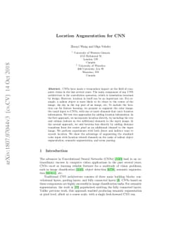 Location Augmentation for CNN