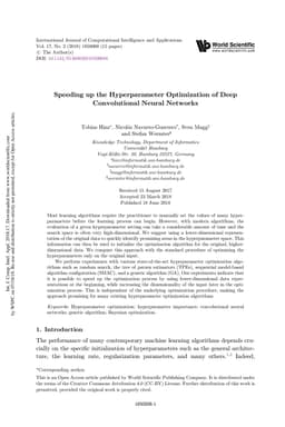 Speeding up the Hyperparameter Optimization of Deep Convolutional Neural
  Networks