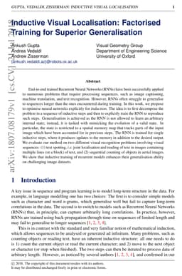 Inductive Visual Localisation: Factorised Training for Superior
  Generalisation