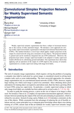 Convolutional Simplex Projection Network (CSPN) for Weakly Supervised
  Semantic Segmentation