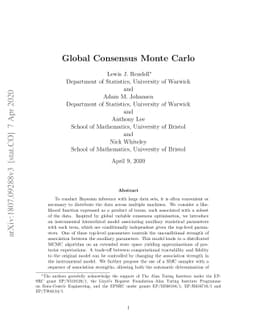 Global consensus Monte Carlo