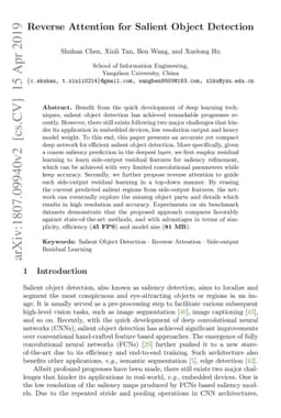 Reverse Attention for Salient Object Detection