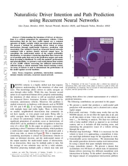 Naturalistic Driver Intention and Path Prediction using Recurrent Neural
  Networks