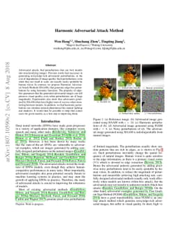 Harmonic Adversarial Attack Method