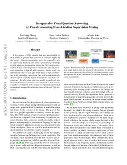 Interpretable Visual Question Answering by Visual Grounding from
  Attention Supervision Mining