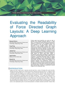 Evaluating the Readability of Force Directed Graph Layouts: A Deep
  Learning Approach